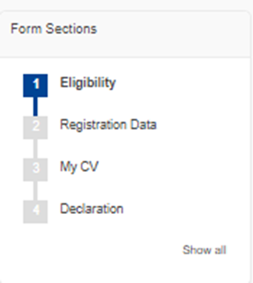 form sections